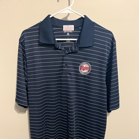 Minnesota Twins Striped Polo - Picture 1 of 5